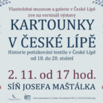 Výstava se ohlíží za historií českolipských kartounek